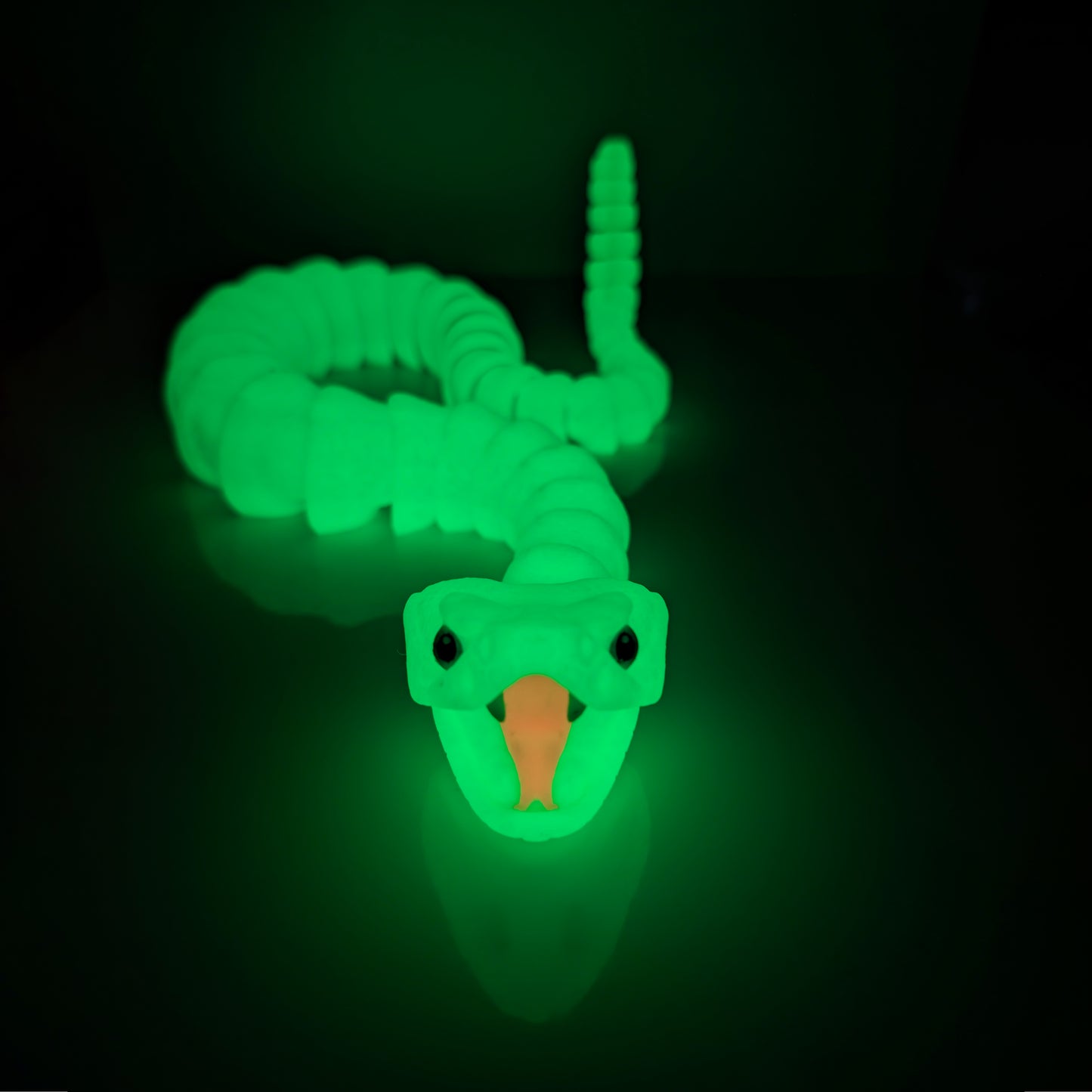 Glow in the Dark Articulating Rattlesnake